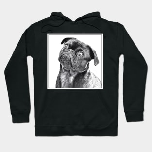 Pug Shot Stamp Hoodie